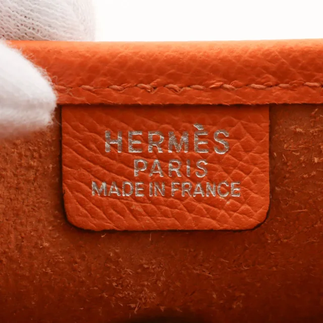 Hermès 2004 Vespa TPM Orange in Orange Epsom leather from VINTAGE QOO TOKYO, photo 6 of 14