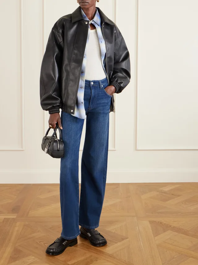 CITIZENS OF HUMANITY Annina mid-rise staight-leg jeans in Blue, photo 2 of 2 from NET-A-PORTER (Canada)