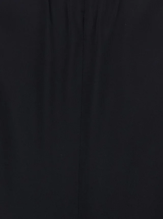 JUCCA Black Women's Pants with Elastic Waistband in Black, photo 5 of 6 from Gaudenzi Boutique