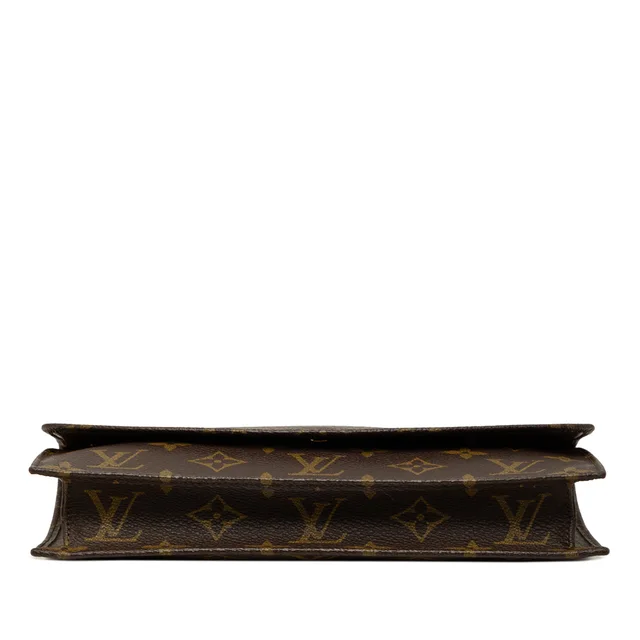 Brown Louis Vuitton Monogram Pochette Rabat 23 Clutch Bag in Brown Coated canvas from Designer Revival, photo 2 of 2