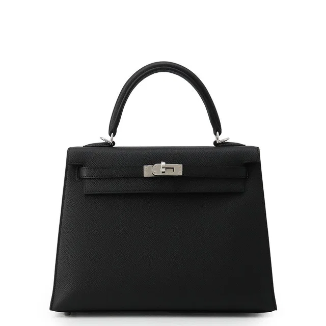 Hermès Kelly Sellier Black Epsom Size 25 in Black Epsom leather from GALLERY RARE