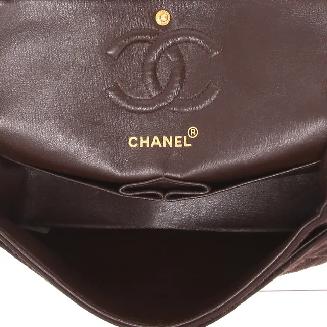 Chanel Timeless Petit handbag in Brown Canvas from Collector Square, photo 4 of 4