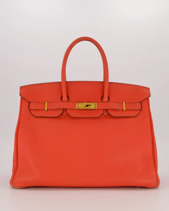 Hermès Birkin Retourne 35 Bag in Pink Togo leather from Sellier, photo 20 of 21