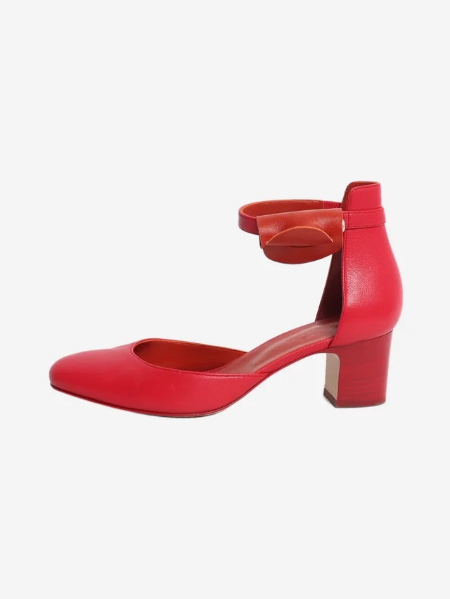 Hermès Rose Escarpins Baby 55 heels - size EU 37 in Pink Leather from Sign of the Times