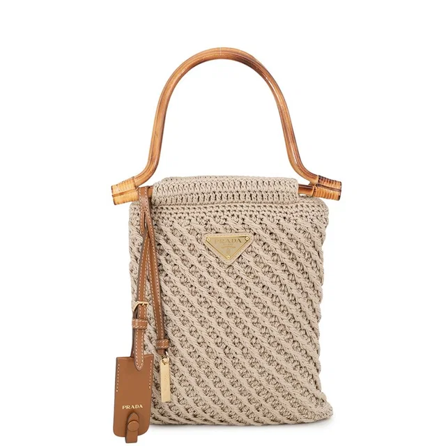 Prada Handbag Clochette Mini Fabric Bag from The Reluxe