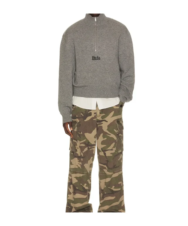 Rhude Long-Sleeved Half-Zip Jumper, photo 4 of 4 from SENSER