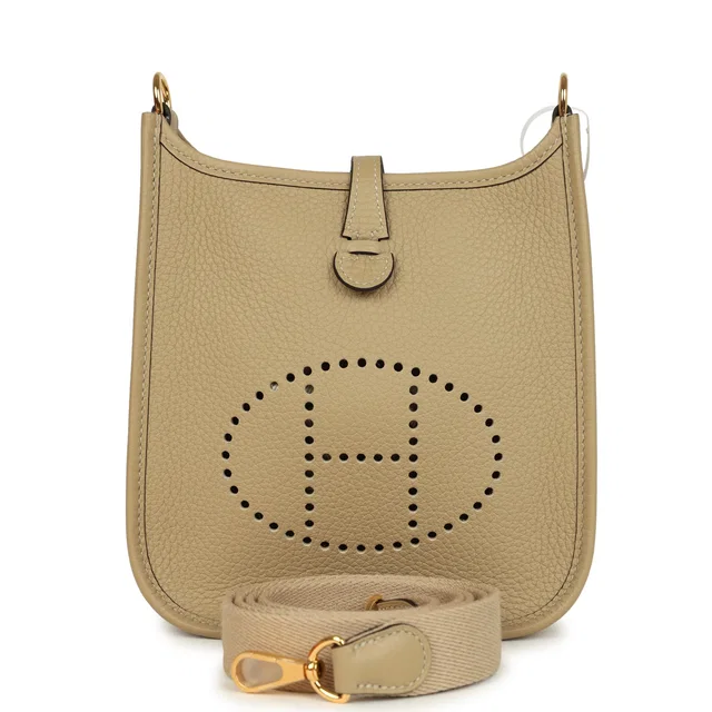 Hermès Evelyne TPM Trench Clemence Gold Hardware in Clemence leather from Madison Avenue Couture