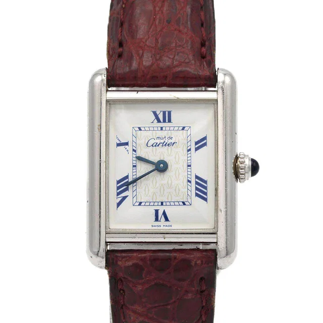 Cartier Must Tank SM Silver Quartz in Silver from LuxUness