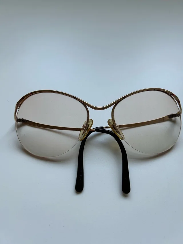 Dior Vintage Glasses in gold|red from Poshmark