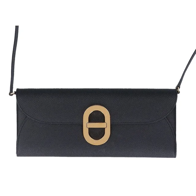 Hermès Epsom Chaine D'ancre to Go Wallet on Chain Shoulder Bag in Epsom leather from The Reluxe