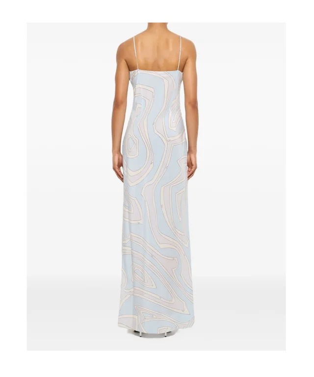 Emilio Pucci Labirinto-print crêpe de chine dress, photo 4 of 5 from SENSER