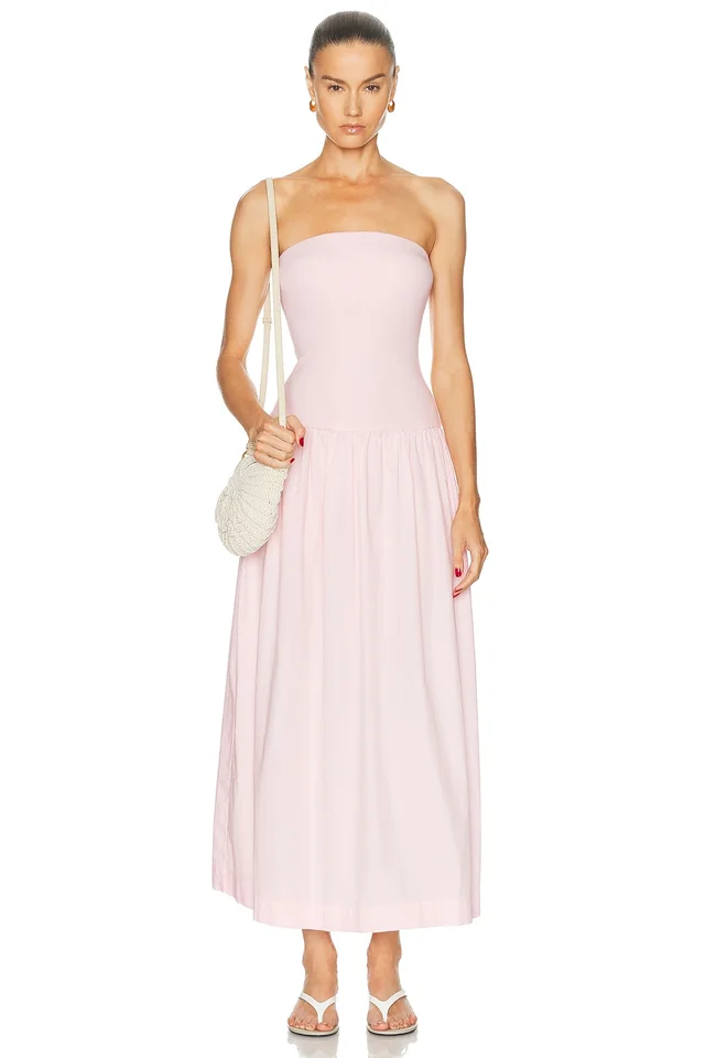Enza Costa Cotton Bandeau Dress from FWRD, photo 1 of 1