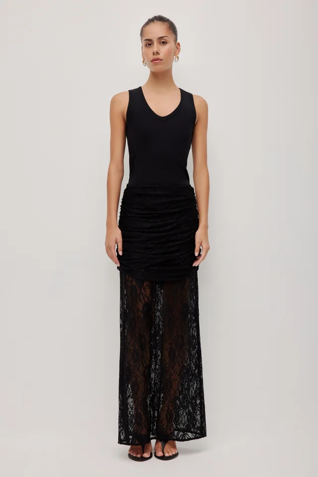 Aje Studio Nerida Lace Maxi Skirt in Black from Aje, photo 1 of 1