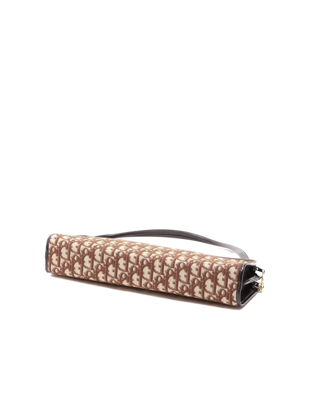 Dior 1970s Monogram Top Handle Clutch Bag in Coated canvas from A Retro Tale, photo 4 of 10