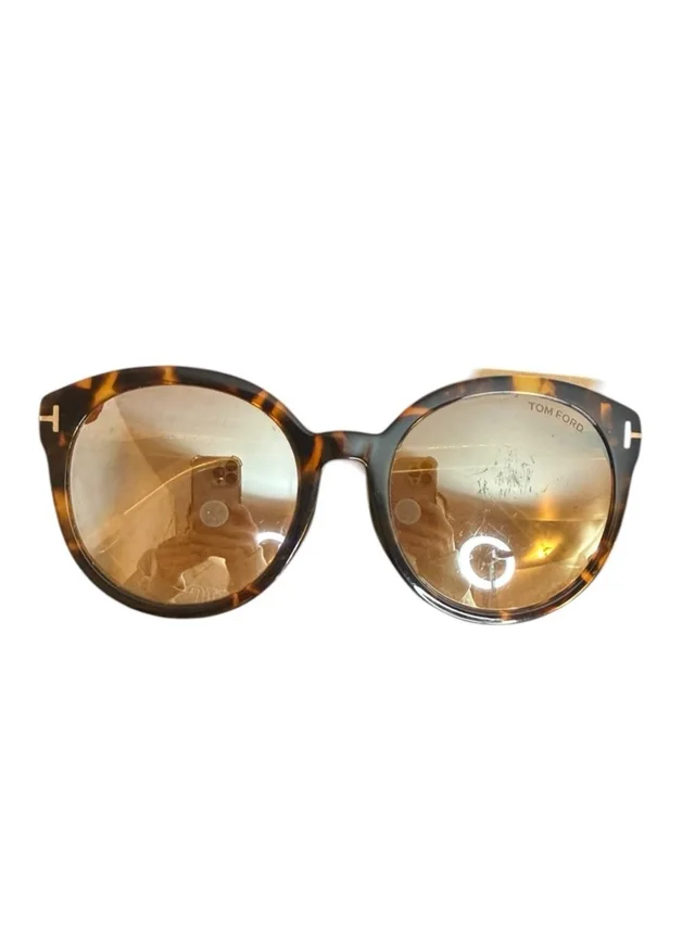 Tom Ford Phillipa Tortoise Shell Round Sunglasses in brown|red from Poshmark, photo 1 of 1