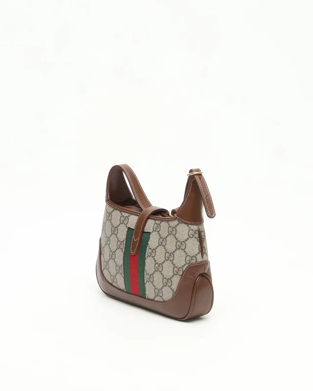 Gucci Jackie Mini 1961 GG Supreme Crossbody Bag in Coated canvas from A Retro Tale, photo 3 of 10