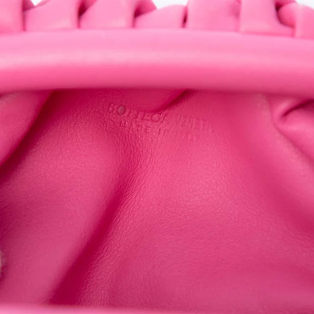 Bottega Veneta Pouch Mini Lamb Pink in Pink Lambskin from SACLÀB, photo 5 of 6