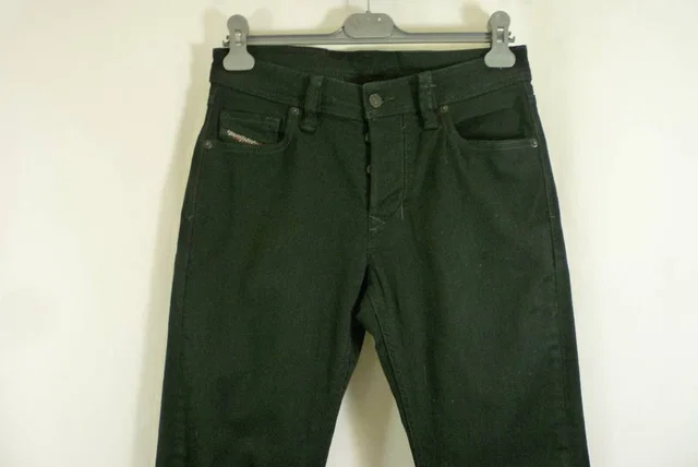 Diesel Jeans - Cotton Stretch Black Size: 28 in Black Cotton from Oxfam Online Shop