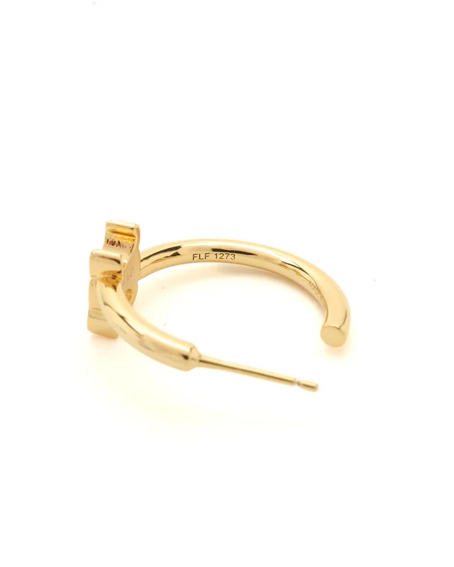 Celine Triomphe Hoop Earrings from A Retro Tale, photo 3 of 3