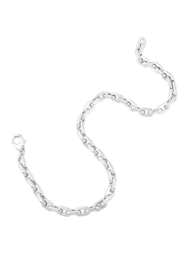 FEDERICA TOSI 'Lace Cindy' Silver-colored necklace with Chain Design and Claw Clasp Closure on the Back in Metal for Women, photo 2 of 6 from Gaudenzi Boutique