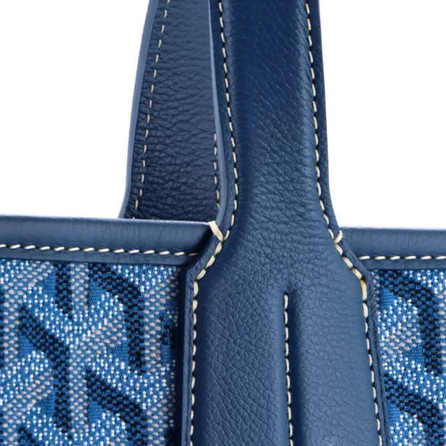 Goyard Villette Tote Coated Canvas PM in blue Coated canvas from Rebag, photo 6 of 6