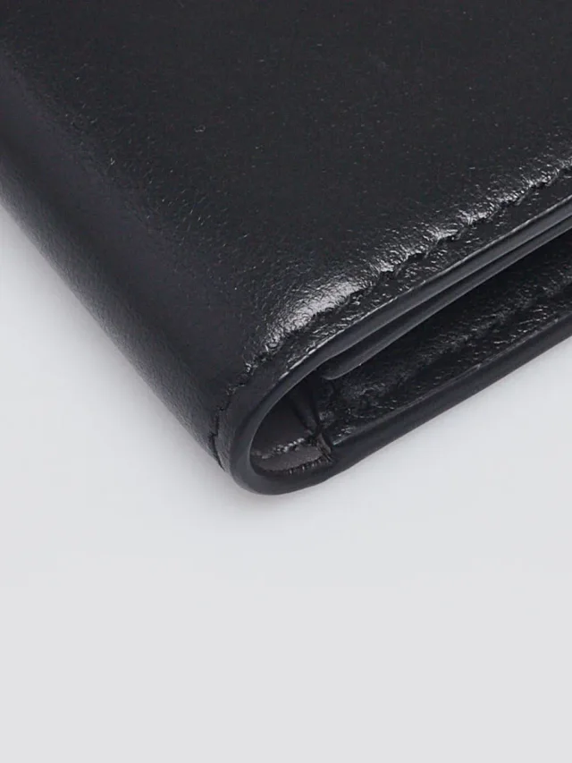 Balenciaga Leather Slim Envelope Wallet in Black Calfskin from Yoogis, photo 4 of 9