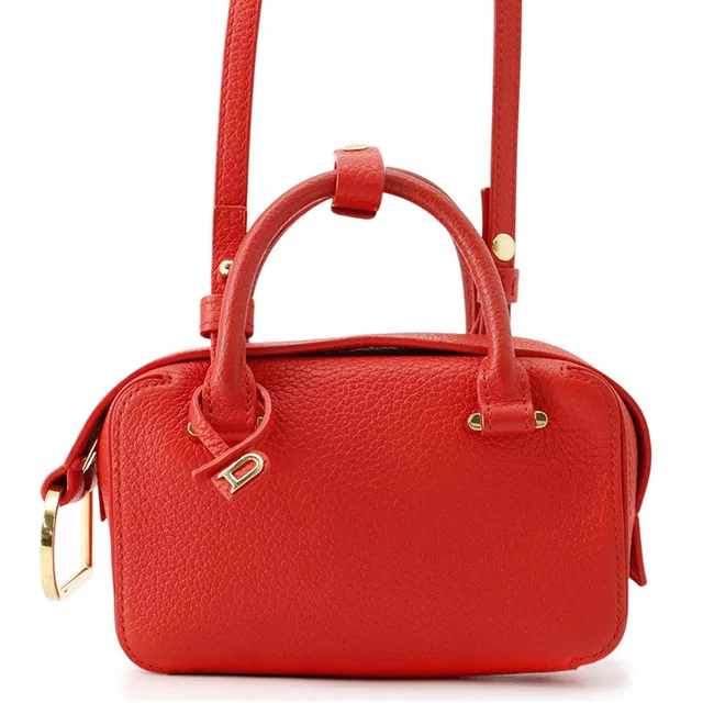 Delvaux Cool Box 2WAY Bag RedAA0669AQY Leather Size Nano in Leather from GALLERY RARE