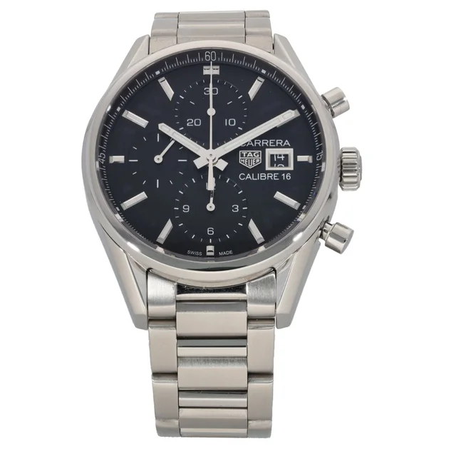 TAG Heuer Carrera CBK2110 41mm Stainless Steel Watch from H&T