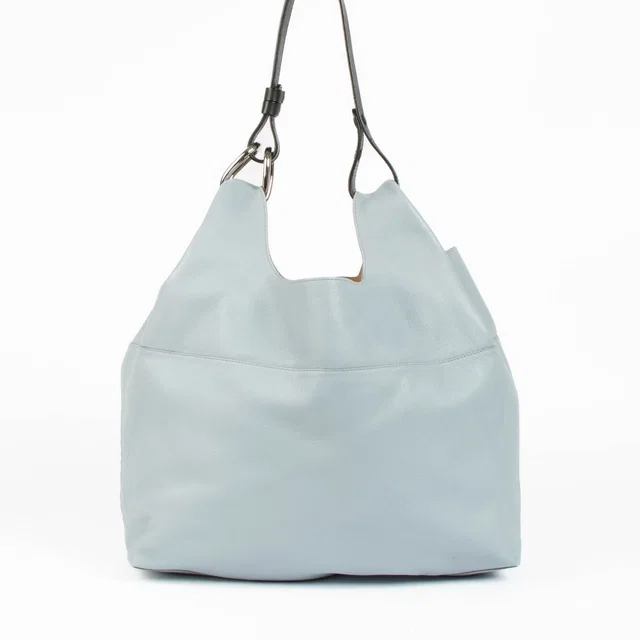 Delvaux Blue Givry Shoulder Bag in Blue Leather from Labellov