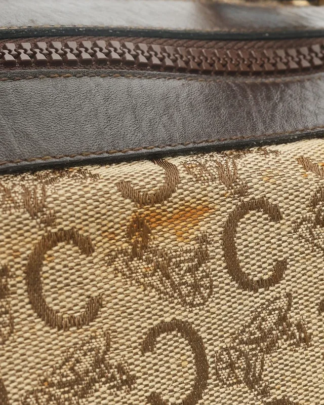 Celine Carriage Boston Bag in Canvas from A Retro Tale, photo 7 of 13