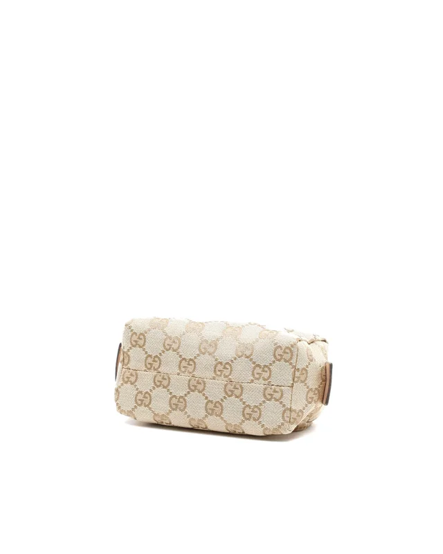 Gucci GG Canvas Leather Pouch in Canvas from A Retro Tale, photo 4 of 7