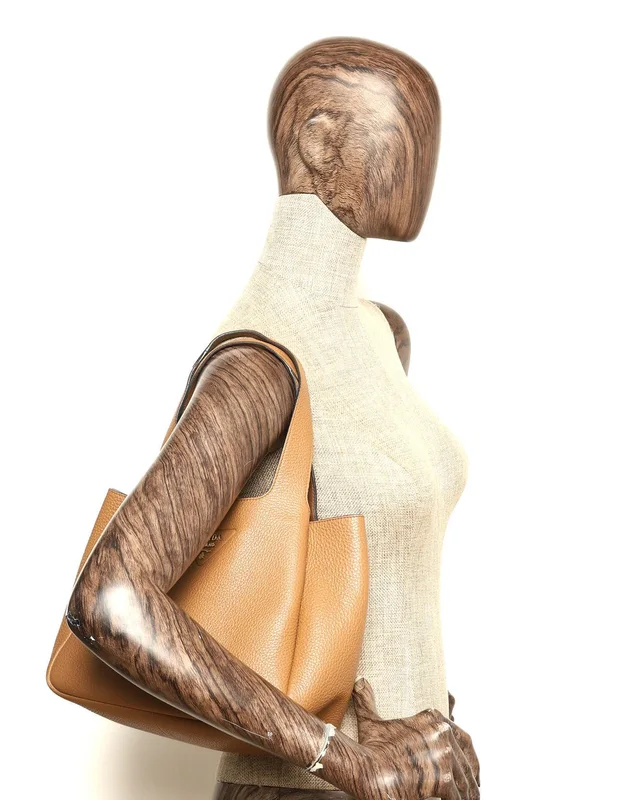 Prada Small Daino Dynamique Tote Bag in Leather from A Retro Tale, photo 10 of 10