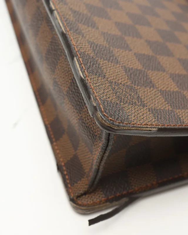 Louis Vuitton Damier Ebene Altona GM Briefcase in Brown from A Retro Tale, photo 10 of 11