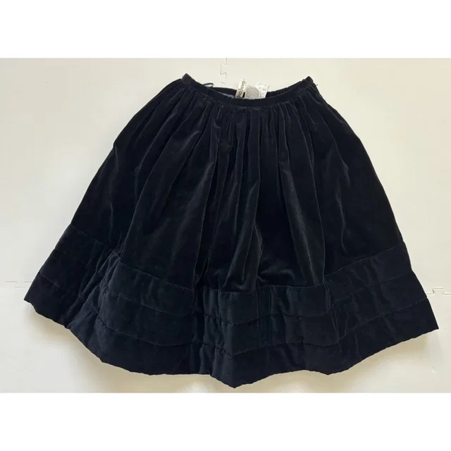 Vtg Comme Des Garcons Velvet Skirt Quilted Japan Twee Rockabilly- Size S Black in black Velvet from Poshmark