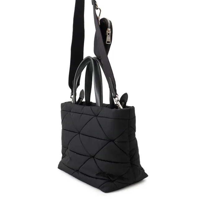 Prada Tessuto Padded 2-Way Tote Bag Black1BG373 Nylon Size Small in Nylon from GALLERY RARE, photo 3 of 18
