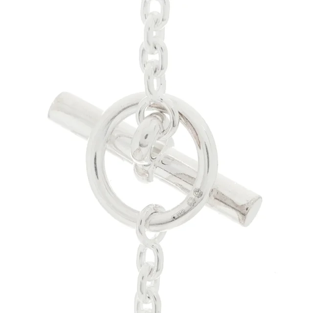 Hermès Sterling Silver Farandole Necklace 160 in Silver from FASHIONPHILE, photo 5 of 8