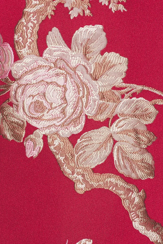 SAU LEE Noah Brocade Gown in Red Sangria, photo 4 of 4 from REVOLVE (Canada)
