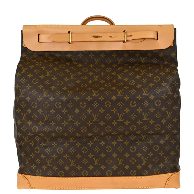 Louis Vuitton Monogram Steamer Bag 55 Travel Handbag M41124 in Coated canvas from AMORE Vintage Tokyo