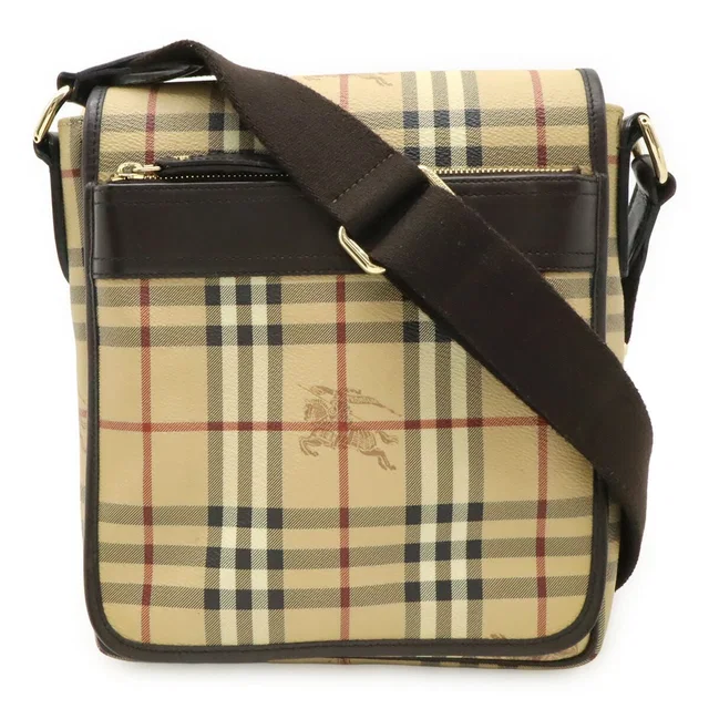 Burberry PVC Shoulder Bag in Coated canvas from LuxUness