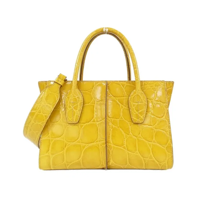 Tod's Holly Leather Handbag Leather Crossbody Bag Xbwaona0200occg407 in yellow Leather from Grailed