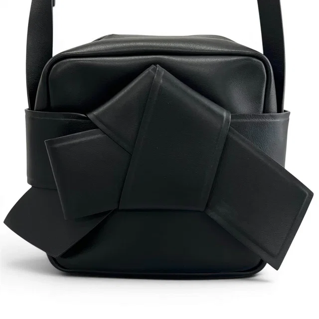 Acne Studios Musubi Leather Camera Bag in Leather from LuxUness