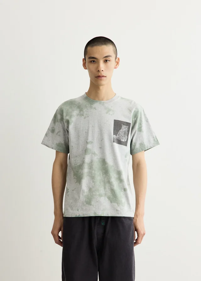 SOUTH2 WEST8 x F.KITAMURA S/S C/PE Jersey/Cat T-Shirt in Green from Incu, photo 1 of 1