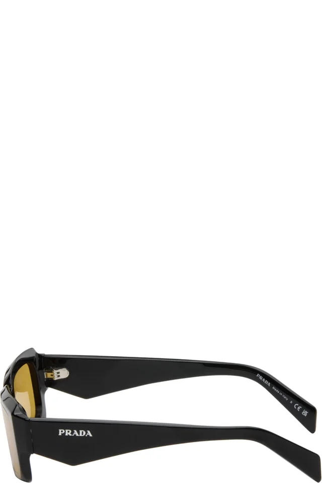Prada Eyewear Black PR 27ZS Sunglasses, photo 3 of 4 from SSENSE