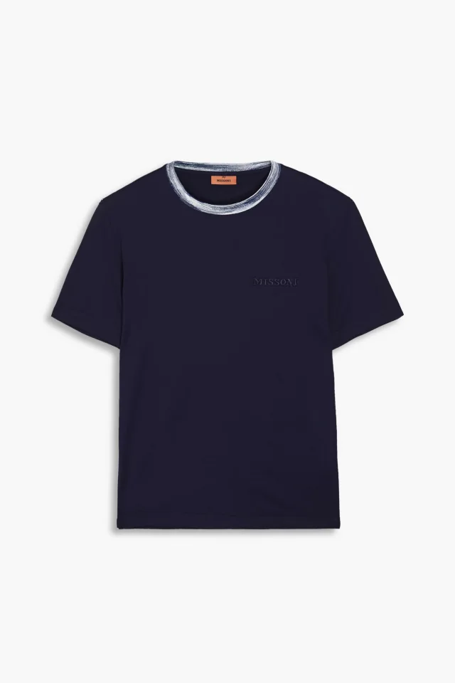 Missoni Cotton-Jersey Crew Neck T-Shirt, photo 5 of 11 from THE OUTNET