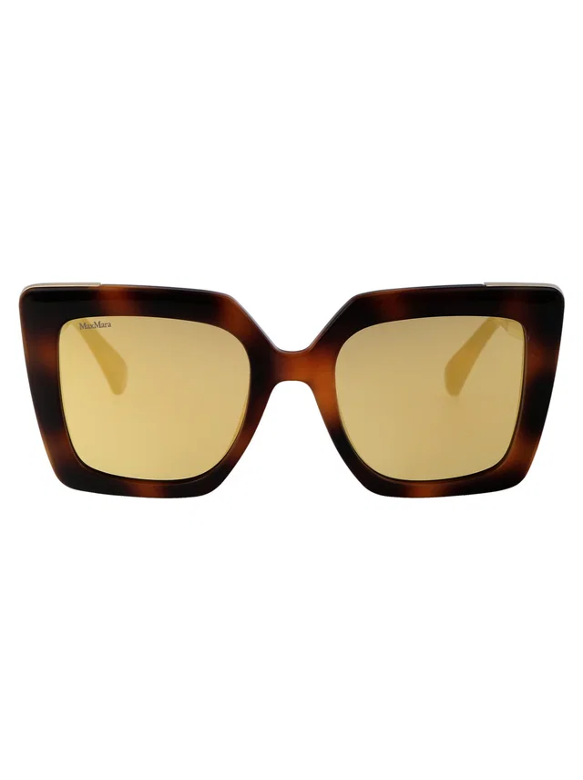 Max Mara Mm0051 Tortoiseshell Acetate Sunglasses — Brown in Brown from HEWI