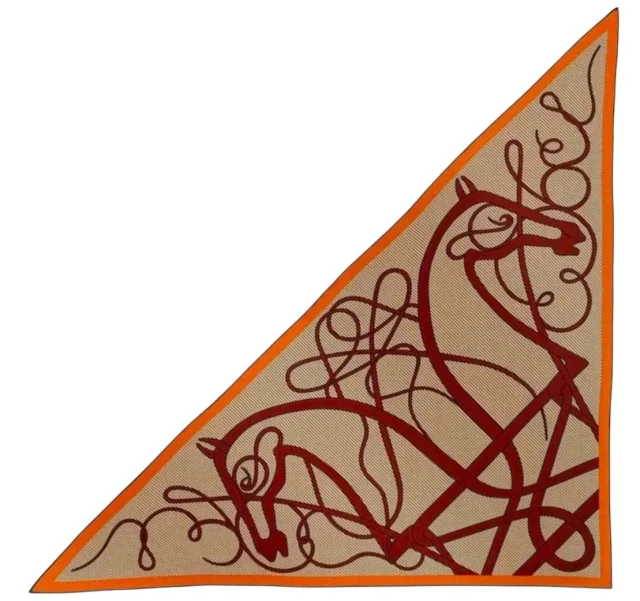 Hermès 140cm Cashmere/ Silk Large Triangle Scarf - in Box in Silk from Luxury Promise, photo 1 of 1