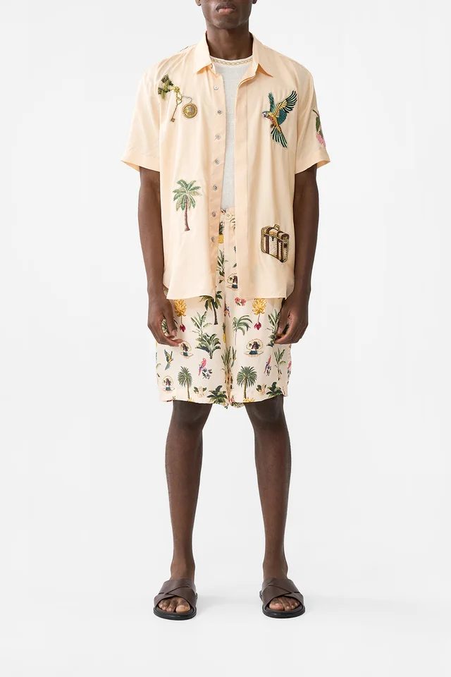 Camilla eBoutique FIXED WAIST MID LENGTH WALK SHORT WELCOME TO THE WHITE LOTUS from CAMILLA, photo 1 of 1
