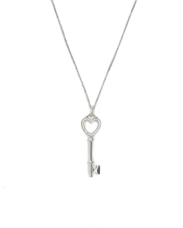 Tiffany & Co. 18ct Key Diamond Necklace from A Retro Tale