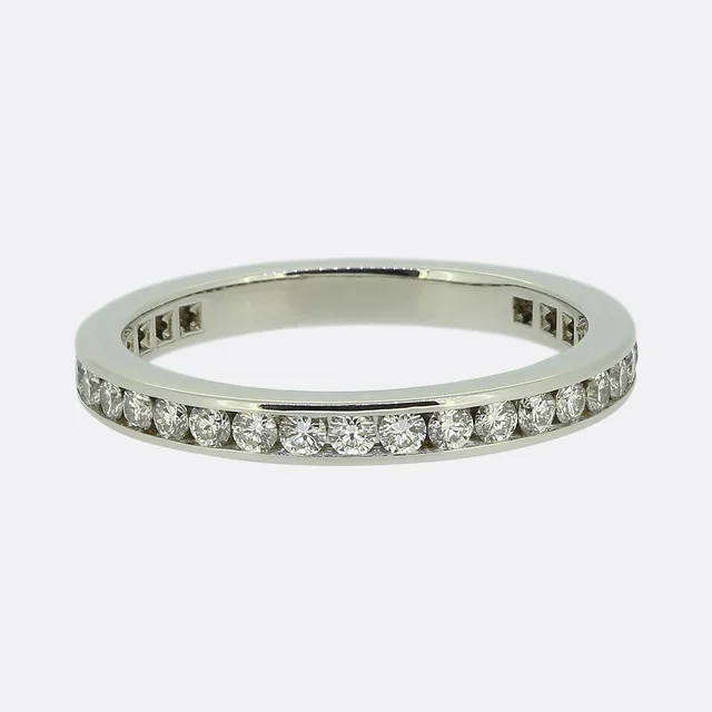 Tiffany & Co. Diamond Full-Eternity Ring Size K (50) from The Vintage Jeweller