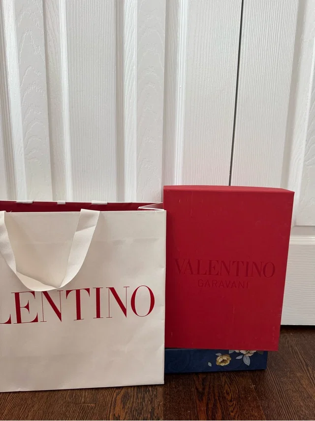 Valentino Garavani Red Box With White Branded Tote in red|white from Poshmark